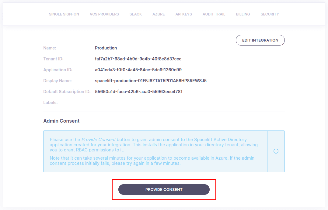 Azure AD Provide Consent
