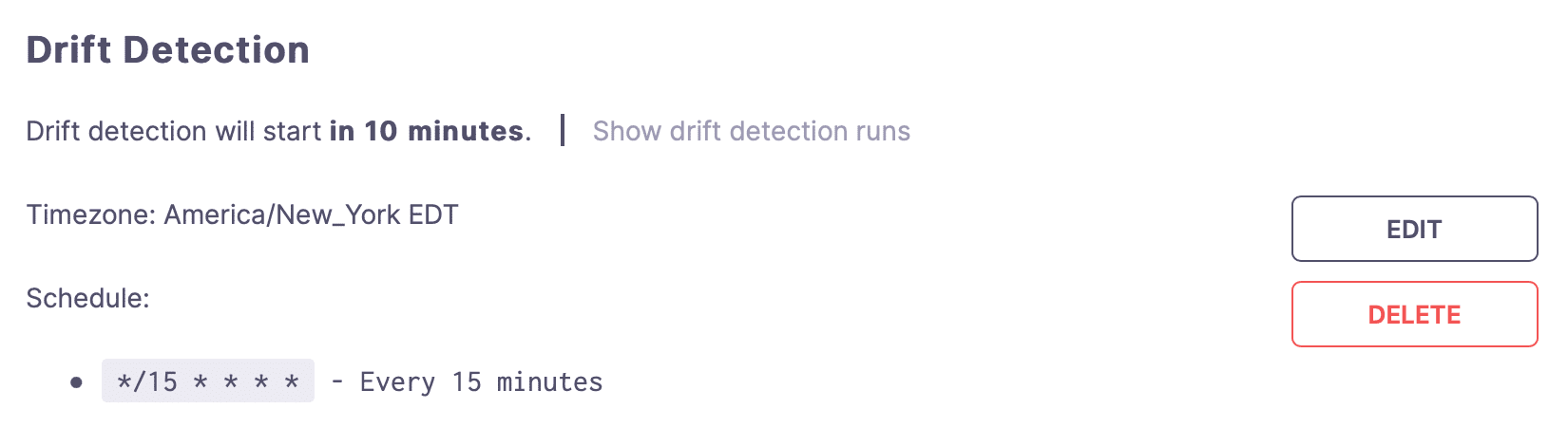 Spacelift drift detection