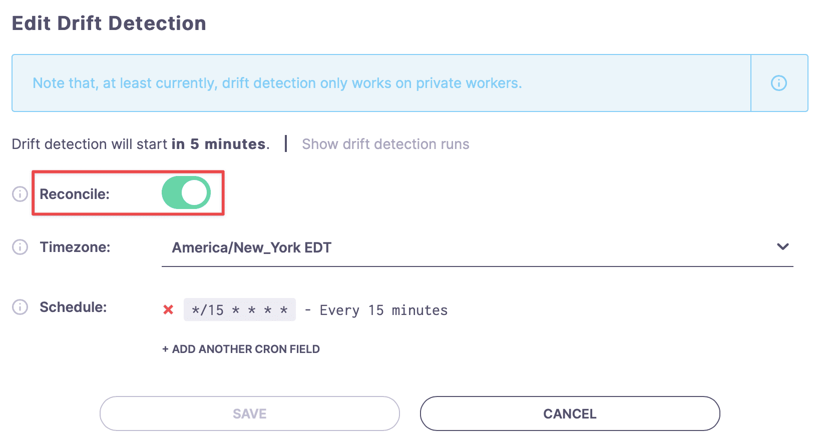 Spacelift Edit Drift Detection