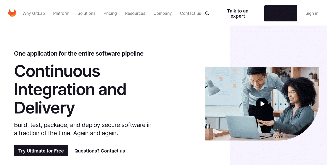 devops automation gitlab ci cd