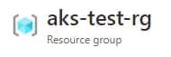 terraform aks resource group