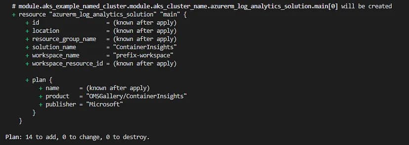 terraform apply terraform aks