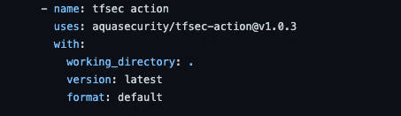 tfsec example