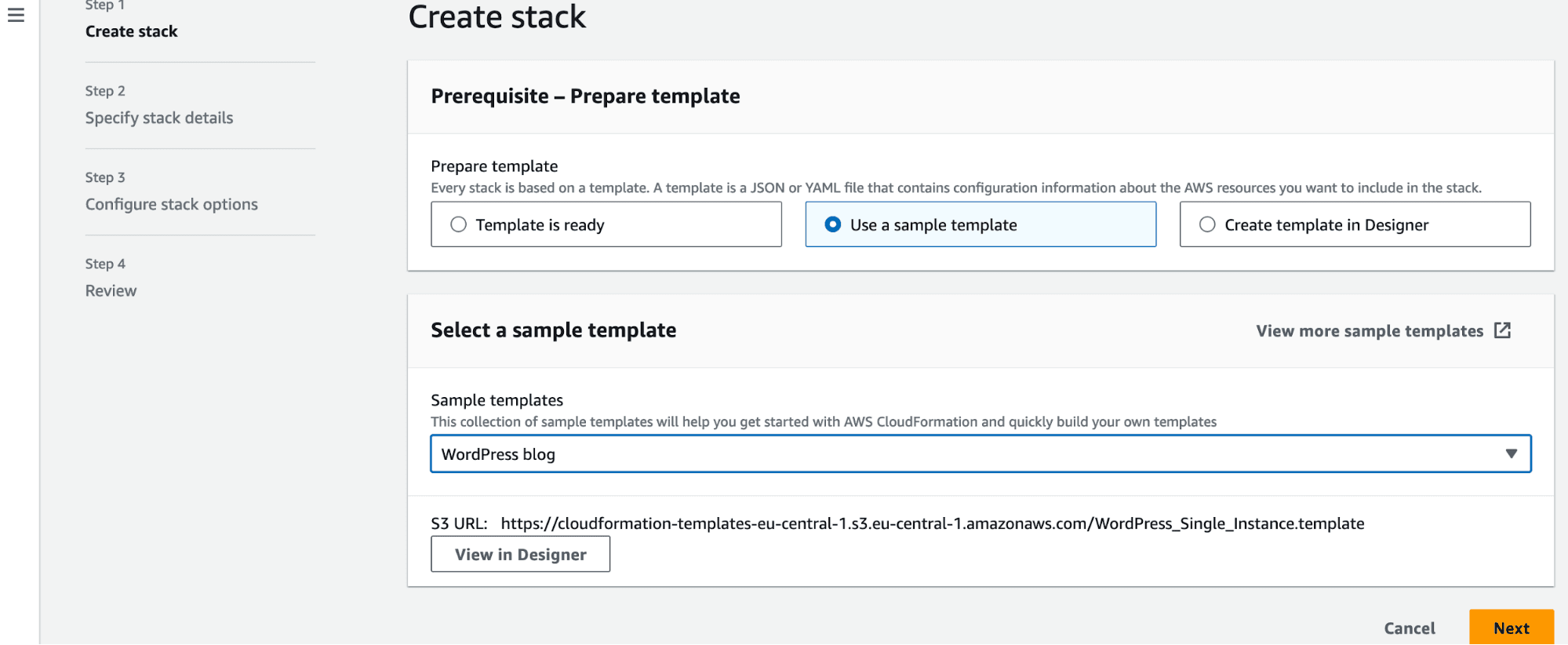 cloudformation iac