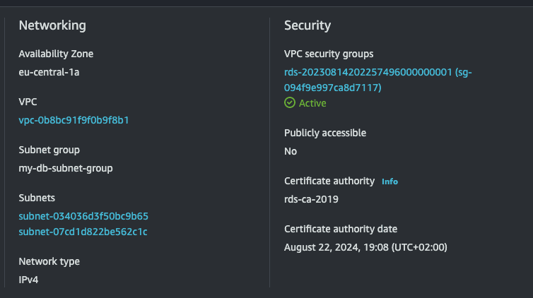 terraform rds module