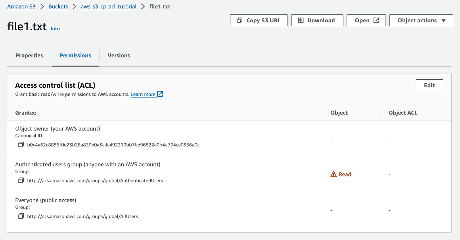 aws s3 cp parallel