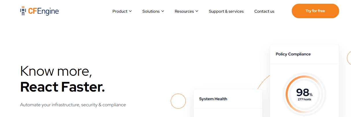ansible alternatives cfengine