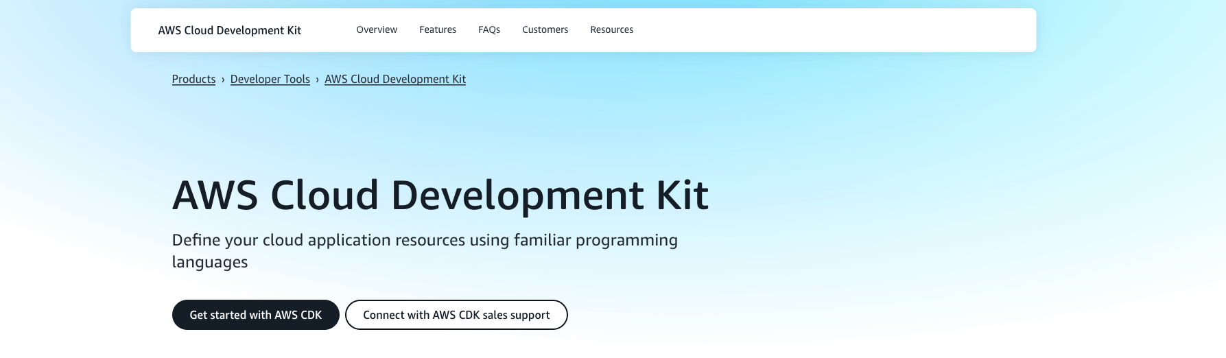 aws devops tools cdk