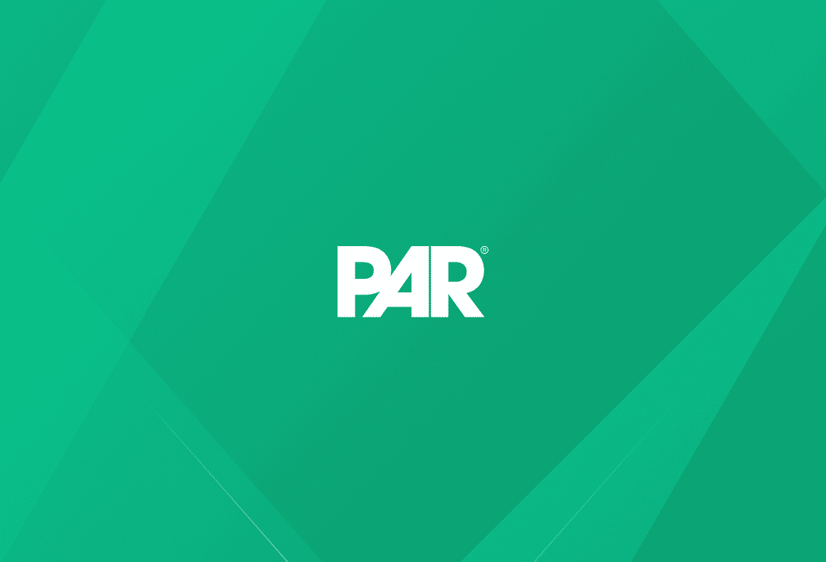PAR Retail logo on green background